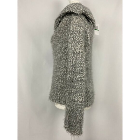 Freshman Juniors Off The Shoulder Fuzzy Sweater Si - Picture 3 of 6